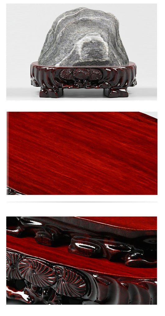 Ornamento Artesanal de Madera de Secuoya y Piedra Semipreciosa - Image 13