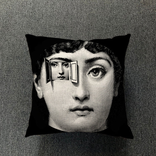 Funda de Almohada de Algodón y Lino para Sala de Estar - Image 53