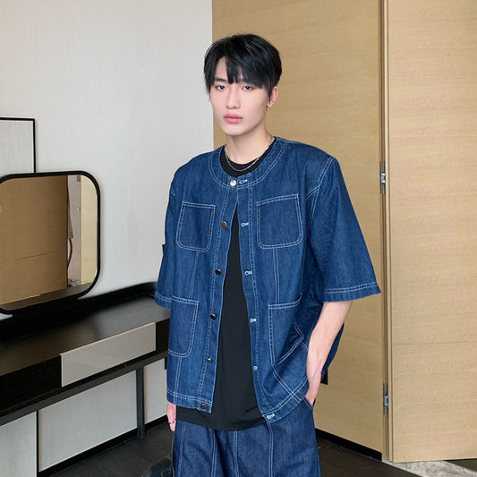 Traje Denim Dos Piezas Diseño Exclusivo Verano Hombre - Image 2