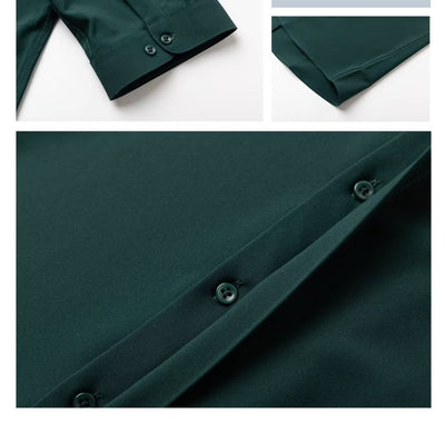 Camisa Manga Corta con Cuello de Pie para Hombre - Image 12