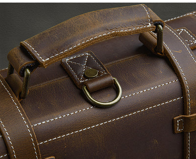 Mochila Vintage de Cuero Crazy Horse - Diseño Clásico y Duradero - Image 6