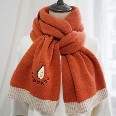Bufanda Tejida Estilo Otoño Invierno Japonés - Image 4