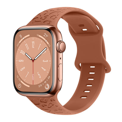 Correa de Silicona Estampado Leopardo para Apple Watch 1-9 y Ultra 3 - Image 5