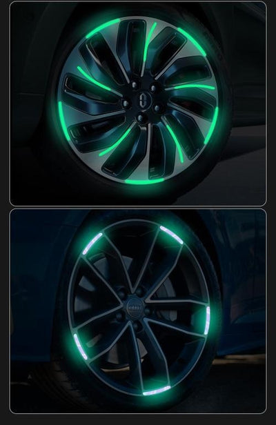 Pegatinas Luminosas de Advertencia Arcoíris para Auto - Image 12