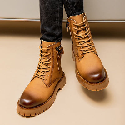 Botas Martin de Cuero para Hombre - Botines Altos Clásicos - Image 11
