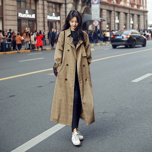 Abrigo Largo Cuadrille Suelta y Ligera - Corte Oversize Elegante para Mujer - Image 2