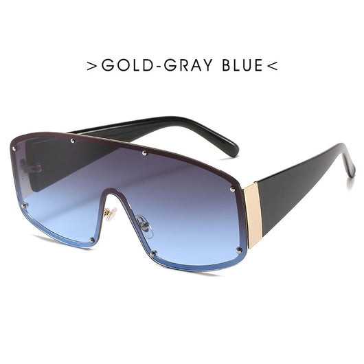 Gafas de Marco Oversized Tendencia Europa y América para Hombre - Image 7