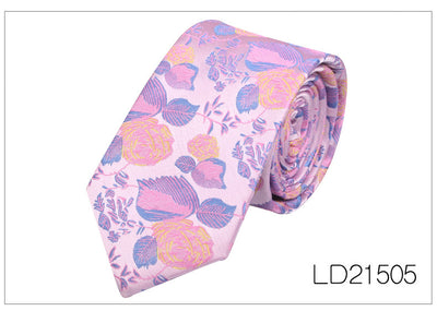 Corbata Casual Moderna con Estampado Floral - Ancho 6cm - Image 6
