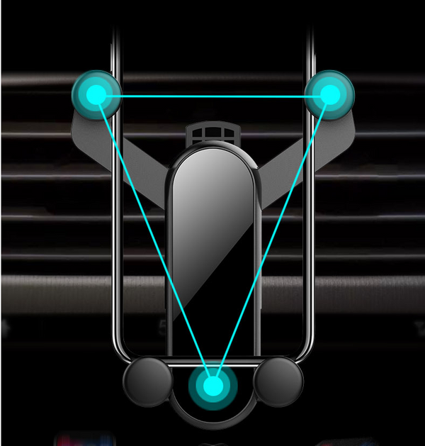 Soporte Magnético para Teléfono en Rejilla de Ventilación Automotriz