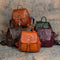 Mochila de Cuero Grabado Estilo Retro