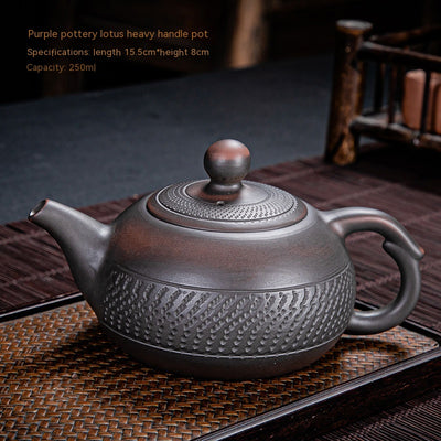 Juego de Té Kung Fu en Cerámica de Arcilla Púrpura - Image 6