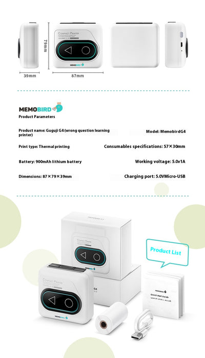 Impresora Portátil Bluetooth para Fotos y Documentos - Image 21