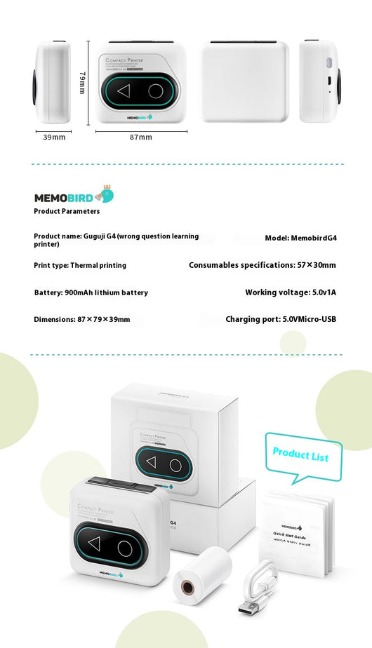 Impresora Portátil Bluetooth para Fotos y Documentos - Image 21