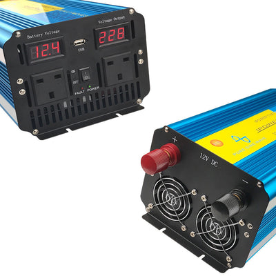 Inversor de Potencia 3000W-6000W Dual 12V/24V a 220V con Control Remoto y Onda Sinusoidal Pura - Image 5