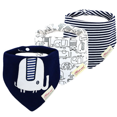 Baberos Triangulares Dobles para Bebé - Pack de 3 Pañoletas Absorbentes - Image 40