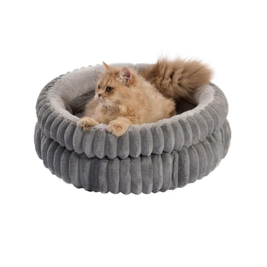 Cama Felpa para Gatos y Cachorros - Suave, Lavable y Antideslizante