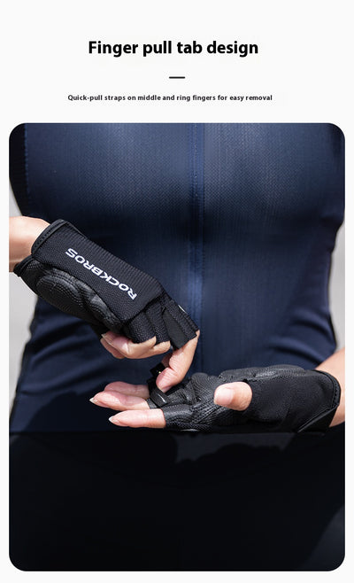 Guantes de Ciclismo Medio Dedo Antideslizantes y Transpirables Unisex - Image 10