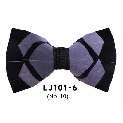 Pajarita Ejecutiva de Plumas Poliéster para Traje Formal - Image 11