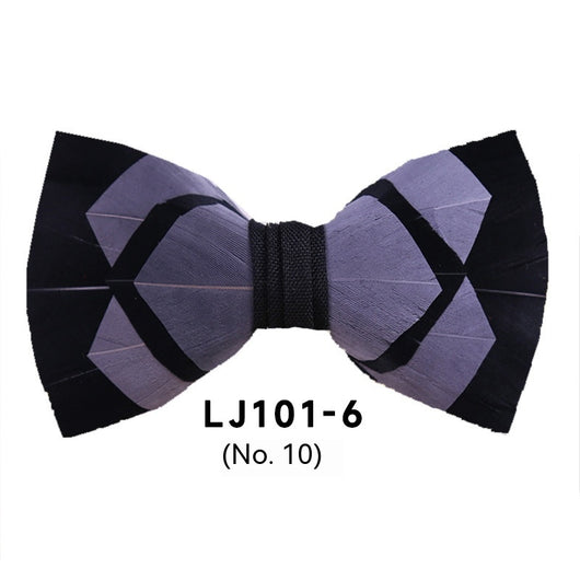 Pajarita Ejecutiva de Plumas Poliéster para Traje Formal - Image 11