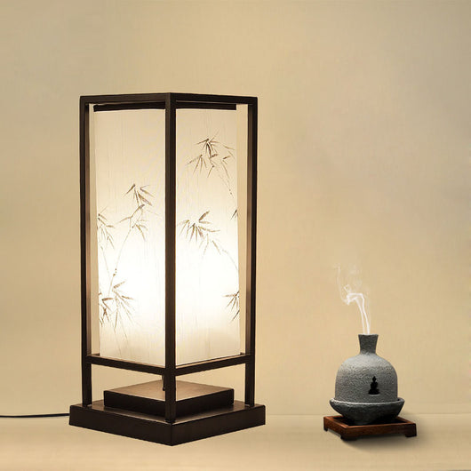 Lámpara de Escritorio LED Zen Bambú Estilo Chino Antiguo con Tres Colores - Image 5