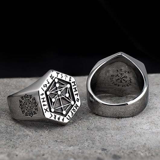 Anillo Vikingo Nórdico para Hombre - Image 9
