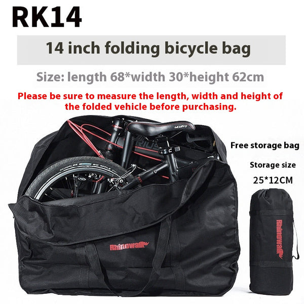Bicicleta Plegable con Bolsa de Transporte para Equipaje - Image 5