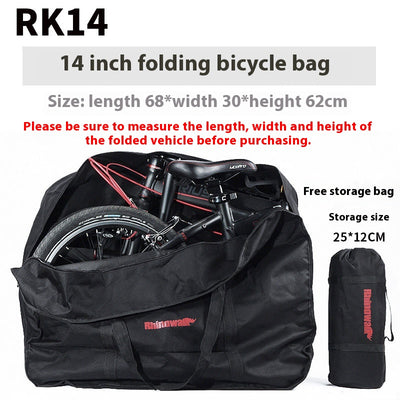 Bicicleta Plegable con Bolsa de Transporte para Equipaje - Image 5