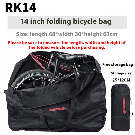 Bicicleta Plegable con Bolsa de Transporte para Equipaje - Image 5