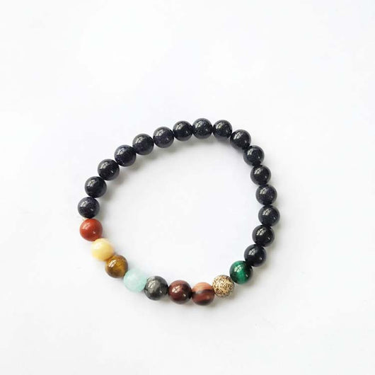 Pulsera del Sistema Solar con Piedras Naturales - Chakras y Energía Cósmica - Image 4
