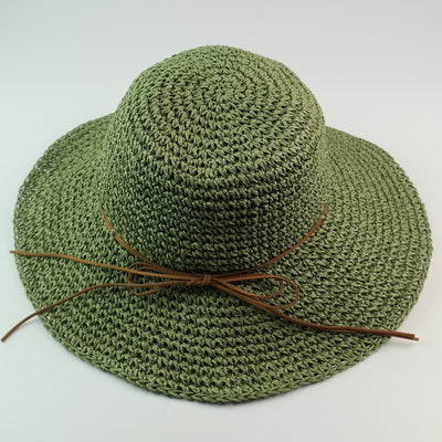 Sombrero de Paja para Playa y Viajes - Protección Solar Versátil - Image 12