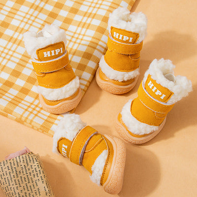 Botas de Algodón Acolchadas para Mascotas - Otoño e Invierno