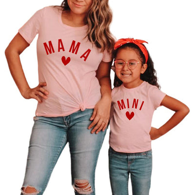 Playera Familiar con Estampado de Abecedario Europeo-Americano - Image 10
