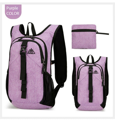 Mochila Casual AZELA Púrpura Ligera, Daypack Multicompartimento con Malla Transpirable - Image 48