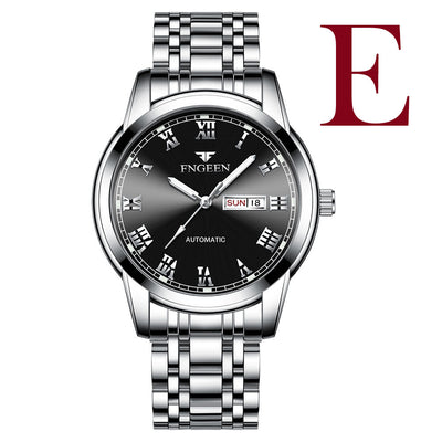 Reloj de Moda para Hombre con Banda de Acero Inoxidable y Esfera Luminosa - Image 6