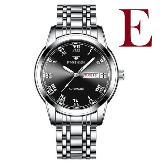 Reloj de Moda para Hombre con Banda de Acero Inoxidable y Esfera Luminosa - Image 6