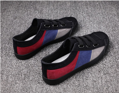 Zapatillas de Lona con Punta Redonda para Estudiantes - Comodidad y Estilo Deportivo - Image 9