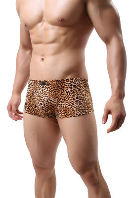 Bóxers Estampado Leopardo Cintura Baja Talla Grande para Hombre - Image 3