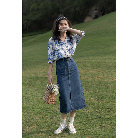 Blusa Suelta con Diseño Floral Elegante - Image 6