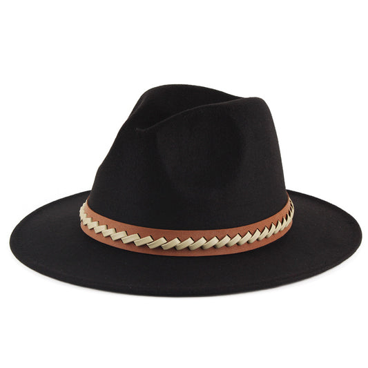 Sombreros de Fieltro Otoño Invierno para Hombre y Mujer - Estilo Británico - Image 2