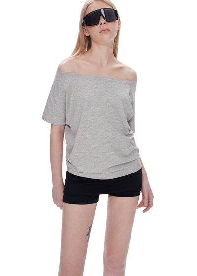 Blusa Casual Hombros Descubiertos con Mangas Cortas - Image 18