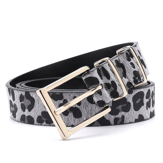 Cinturón de Crin de Caballo con Estampado Leopardo - Estilo Creativo Femenino - Image 9