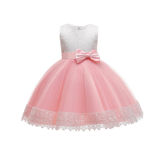 Vestido de Princesa Niña con Encaje y Tul Esponjoso - Image 7
