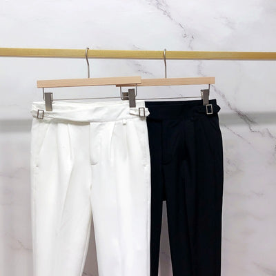 Pantalones Cortos Rectos Blancos para Hombre - Estilo Verano - Image 12