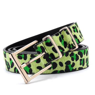 Cinturón de Crin de Caballo con Estampado Leopardo - Estilo Creativo Femenino - Image 8
