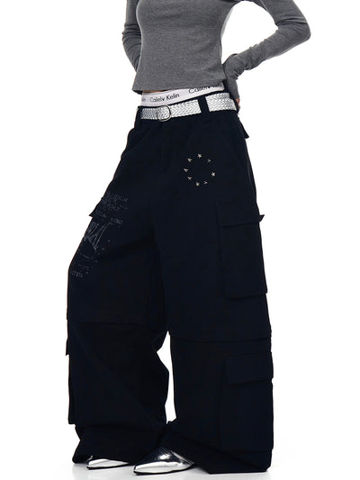 Pantalones Cargo Sueltos con Bolsillos Removibles - Image 4