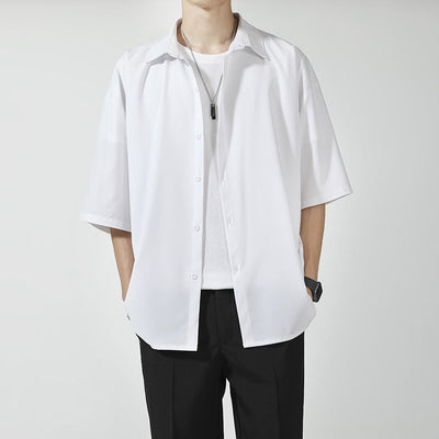Camisa Hombre Fresca Sin Arrugas Primavera Verano - Image 11