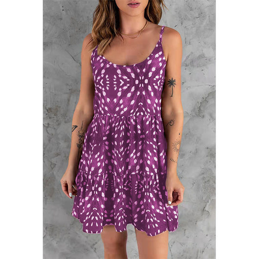 Vestido Bohemio Estampado de Tiras para el Día a Día - Image 13
