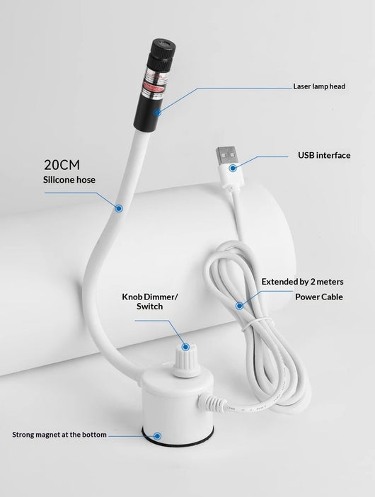 Puntero Láser Dual con Cama de Corte USB e Infrarrojo - Image 13