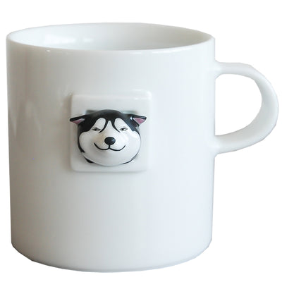 Taza de Cerámica Husky Minimalista para Café - Image 9