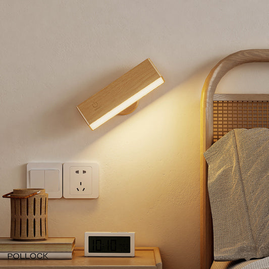 Lámpara de Noche Ajustable para Mesita de Dormitorio - Diseño Minimalista